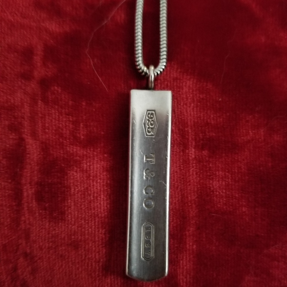 TIFFANY & CO 1837 COLLECTION PENDANT & NECKLACE